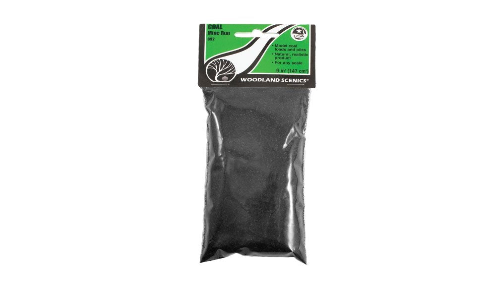 Woodland Scenics WB92 Mine Run Coal ballast 400ml – image 2