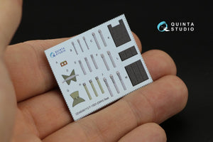 Quinta Studio QD48214 F-15C PAD-upgraded 3D-Printed &amp;amp; colored Interior on decal paper with resin parts (GWH) 1/48 – image 11