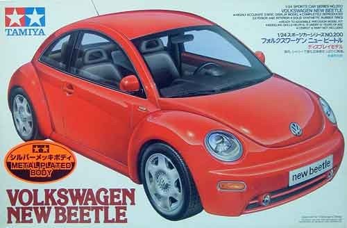Tamiya 89593 Volkswagen New Beetle Metal Plated 1/24