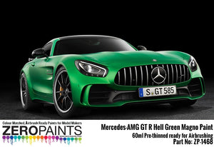 Zero Paints ZP-1468 Mercedes AMG GT R Hell Green (Matt) Paint 60ml – image 2