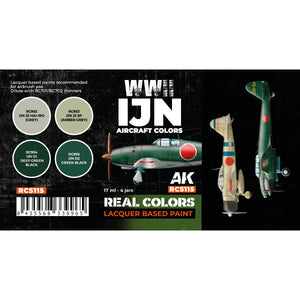 AK Interactive RCS115 WWII IJN Aircraft Colors 4x17ml – obrázek 2