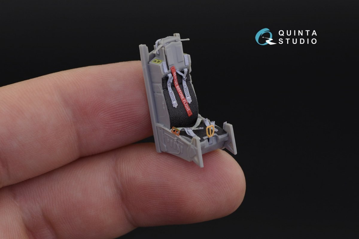 Quinta Studio QD48194 F-16С 3D-Printed &amp;amp; colored Interior on decal paper (for Kinetic kit) 1/48 – image 4