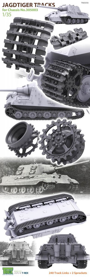 T-Rex Studio TR85058 Jagdtiger Tracks for Chassis No.305003 w/ Sprockets 1/35 – obrázek 2