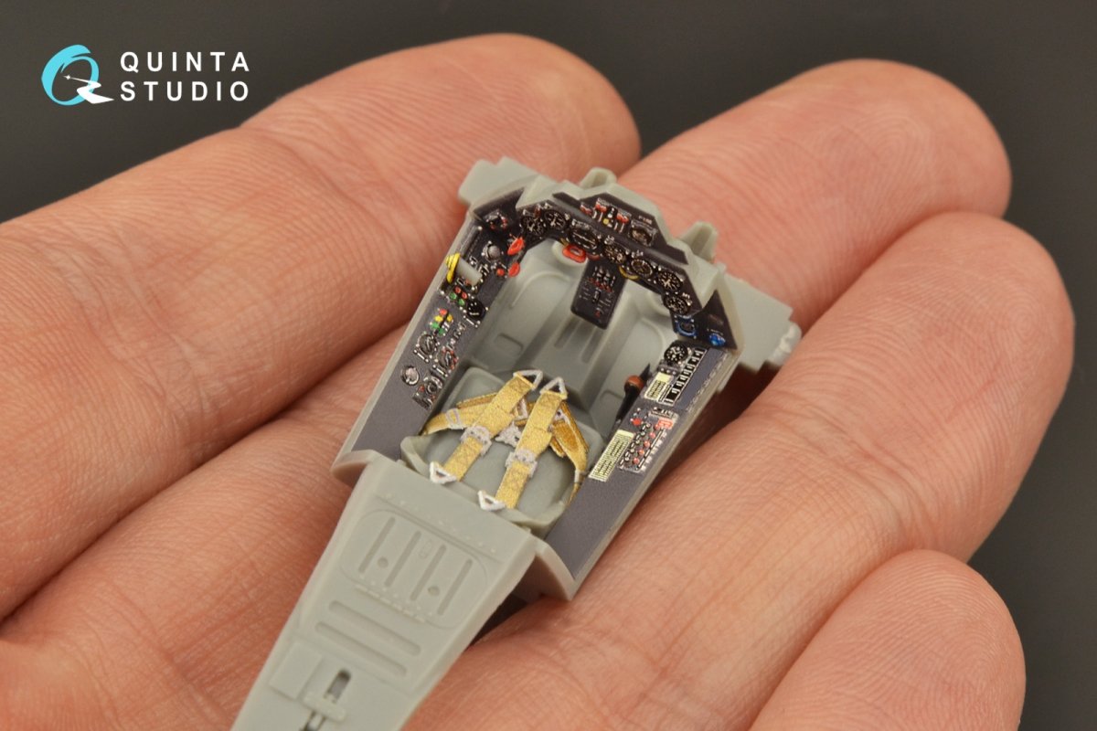 Quinta Studio QD48265 Fw 190A-8 3D-Printed &amp;amp; colored Interior on decal paper ( Hasegawa ) 1/48 – obrázek 7