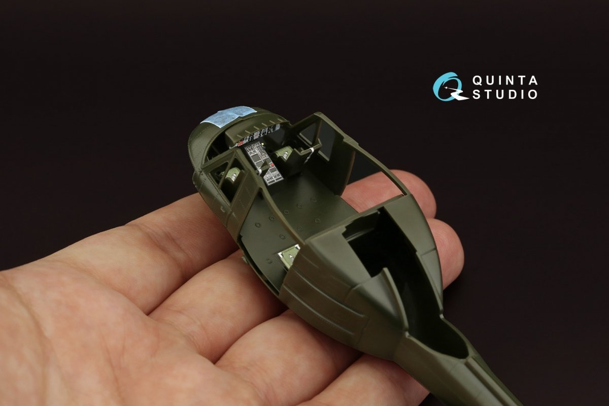 Quinta Studio QD72046 Uh-1B 3D-Printed &amp;amp; colored Interior on decal paper (Italeri) 1/72 – Bild 10