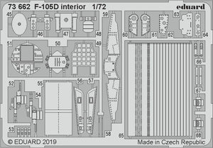 Eduard 73662 F-105D interior 1/72 TRUMPETER – Bild 2