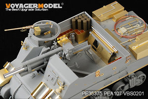 Voyager Model PE35375 WWII US M7 Priest Mid Production w/Ammunition case/telephone set for DRAGON 6637 1/35 – obrázek 12