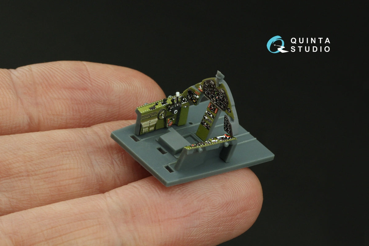 Quinta Studio QD72147 F6F-3 Hellcat 3D-Printed colored Interior on decal paper (Eduard) 1/72 – obrázek 9