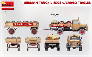 MiniArt 38023 GERMAN TRUCK L1500S w/CARGO TRAILER 1/35 – image 5