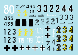 Star Decals 35-913 German Tanks in Hungary 1945 1/35 – obrázek 3