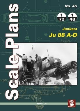 MMP Books 81944 Scale Plans No. 46: Junkers Ju 88 AD EN