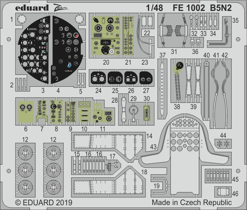 Eduard FE1002 B5N2 HASEGAWA 1/48