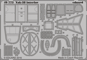 Eduard 49773 Yak-38 interior 1/48 Hobby Boss – image 2