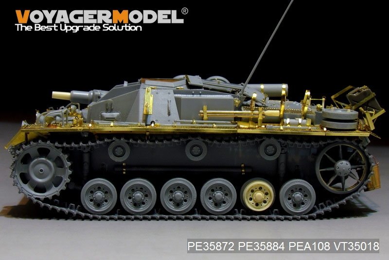 Voyager Model PE35872 WWII German StuG.III Ausf.C/D Africa troop Basic for DRAGON 1/35 – image 5