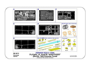 Aber 35K11 Pz.Kpfw. VI, Ausf.B (Sd.Kfz. 182) King Tiger (Porsche Turret) 1/35 – image 10