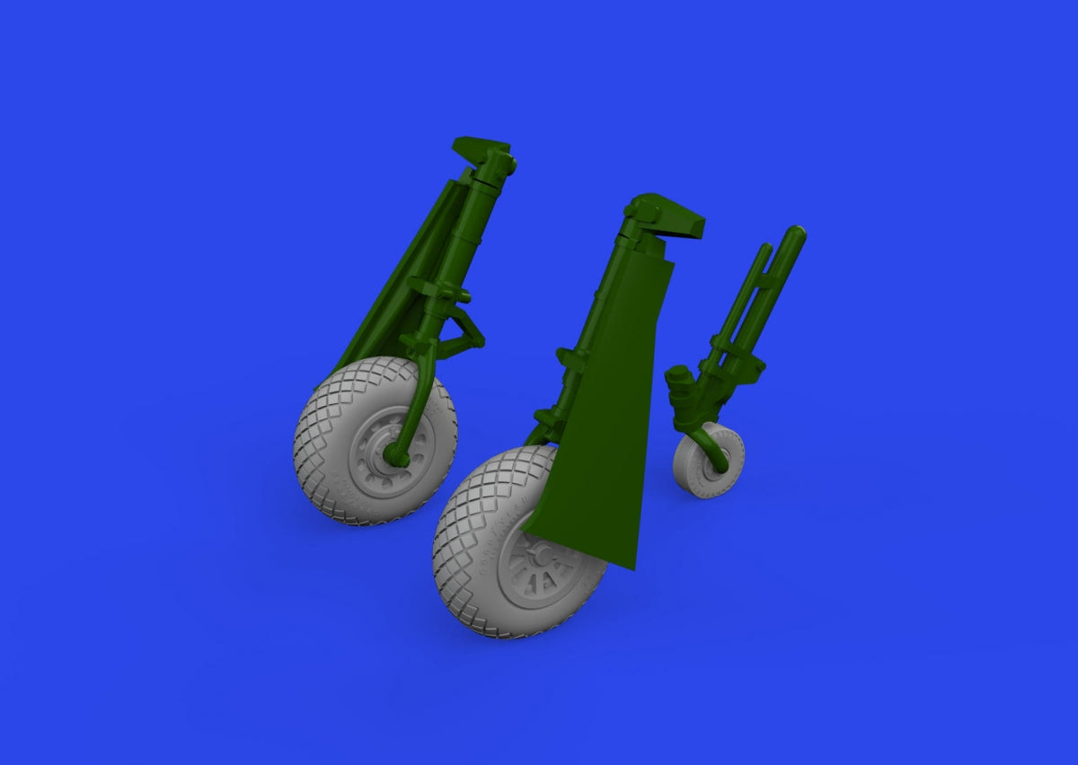 Eduard 672370 P-51D wheels diamond tread 2 EDUARD 1/72 – immagine 3