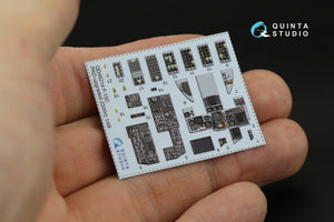 Quinta Studio QD48214 F-15C PAD-upgraded 3D-Printed &amp;amp; colored Interior on decal paper with resin parts (GWH) 1/48 – image 10