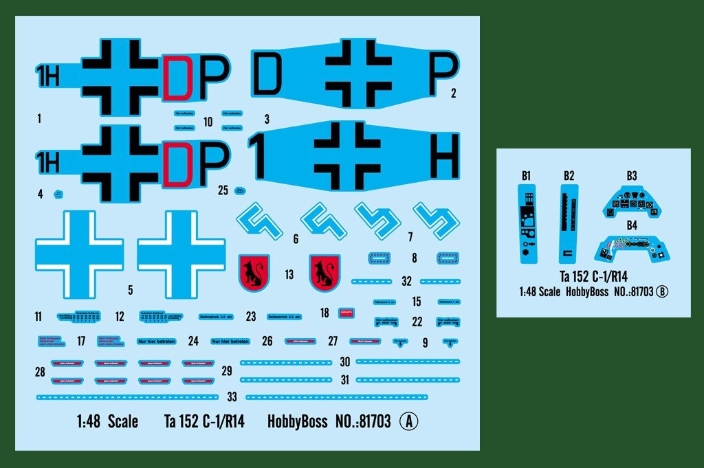 Hobby Boss 81703 Ta 152 C-1/R14 1/48 – Bild 4