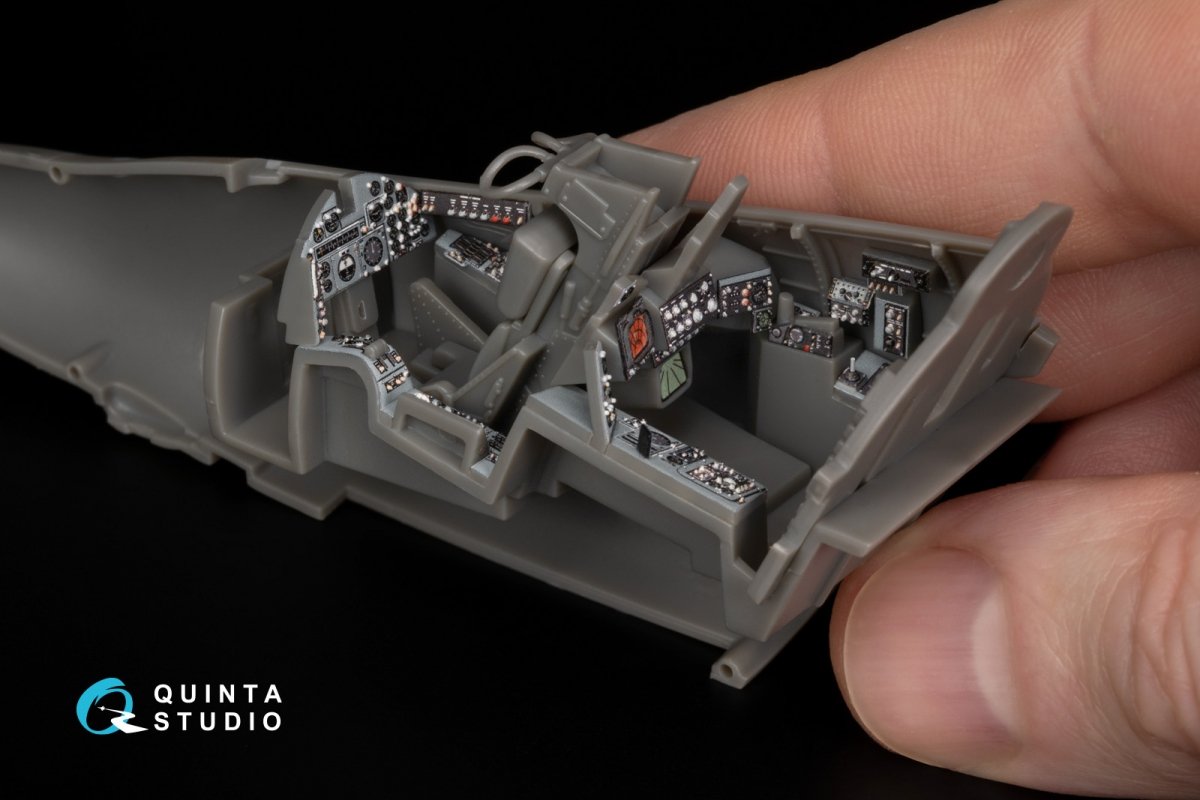 Quinta Studio QD48348 Buccaneer S.2C/D 3D-Printed &amp;amp; colored Interior on decal paper (Airfix) 1/48 – immagine 14