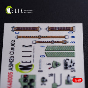 KELIK K48005 A5M2B Claude interior 3D decals for WingsyKits kit 1/48 – image 5