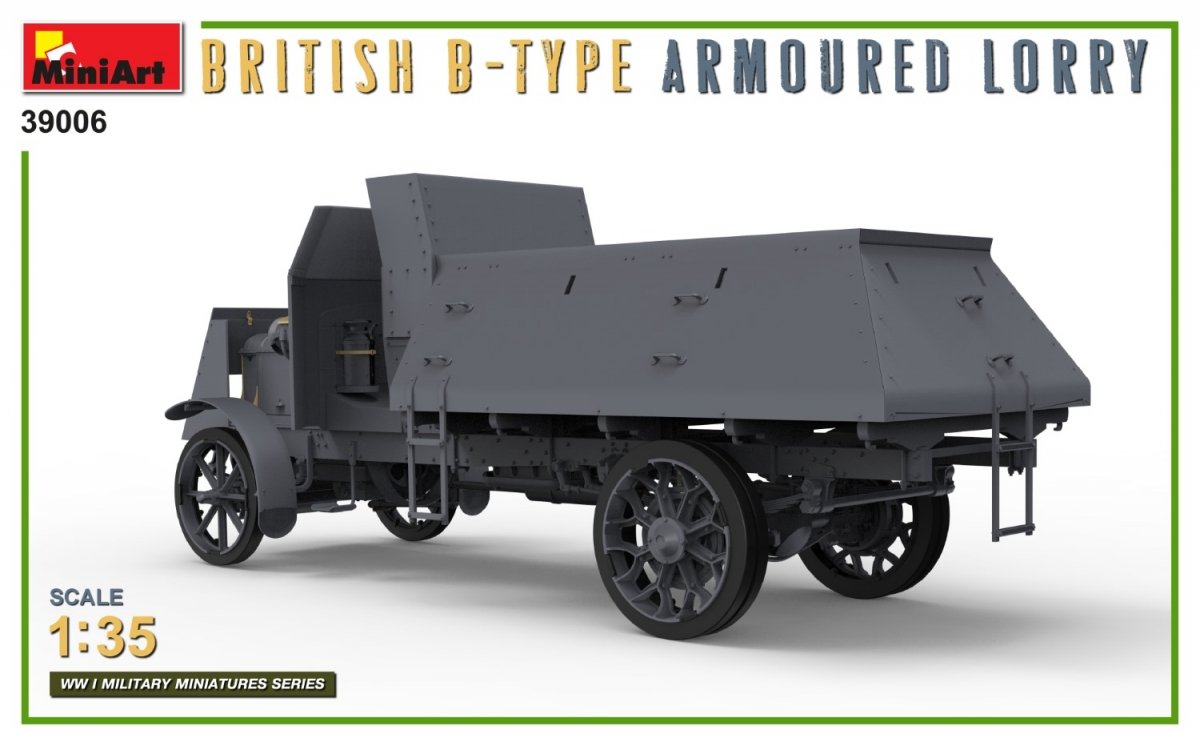 Miniart 39006 BRITISH B-TYPE ARMORED LORRY 1/35 – imagen 10