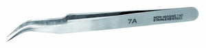 Vallejo T12004 Stainless Steel Curved Tweezers No. 7