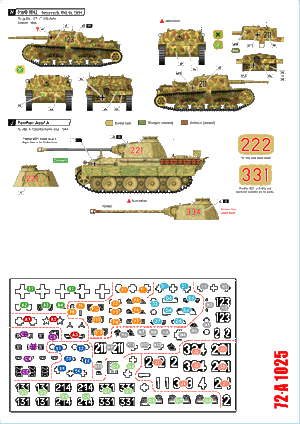 Star Decals 72-A1025 German tanks in Italy # 5. Cassino 1944. 1/72 – zdjęcie 2