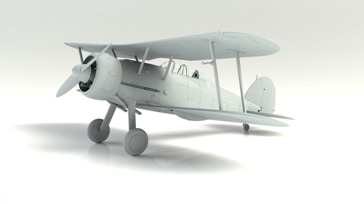 ICM 32043 Gloster Gladiator Mk.I with British Pilots 1/32 – imagen 3
