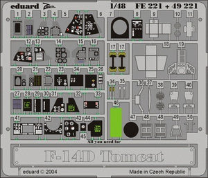 Eduard FE221 F-14D 1/48 Hasegawa