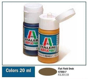 Italeri 4708AP FLAT FIELD DRAB 20ml