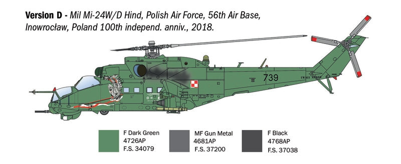 Italeri 1432 Mil Mi-24/Mi-35 Hind 1/72