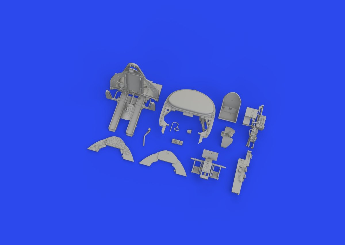 Eduard 648896 FM-2 cockpit w/ armored headrest PRINT EDUARD 1/48 – immagine 5
