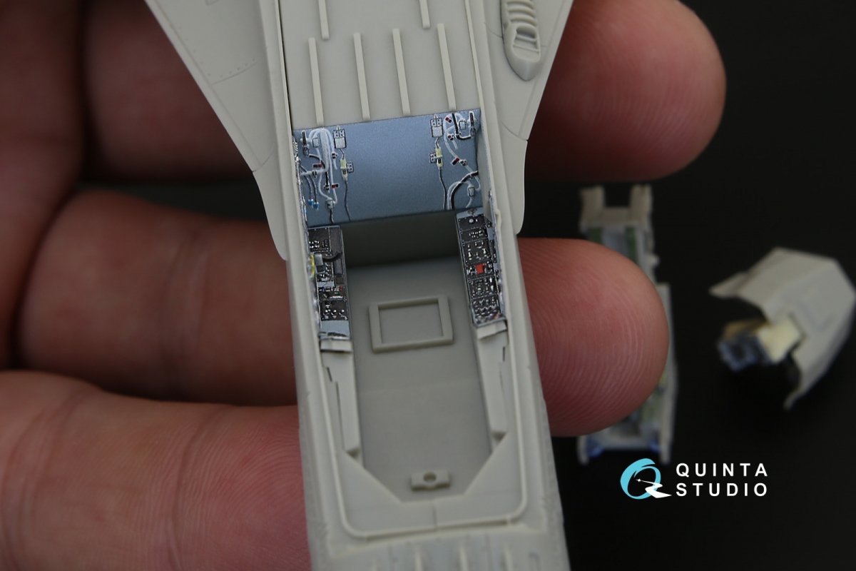 Quinta Studio QD48146 F-CK-1С 3D-Printed &amp;amp; colored Interior on decal paper (for AFV club kit) 1/48 – image 5