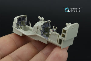 Quinta Studio QDS-48535 AH-1Z Zulu Cobra/Viper 3D-Printed &amp;amp; colored Interior on decal paper (KittyHawk) (small version) 1/48 – image 5