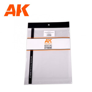 AK Interactive AK6586 0.50 MM // 0.020” THICKNESS- 245 X 195MM // 9.64 X 7.68” – CLEAR ORGANIC GLASS / ACRYLIC SHEET – immagine 3
