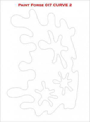 Paint Forge PFST017M STENCIL - CURVE 2 – image 2