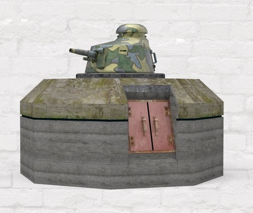 RT-Diorama 35648 French Bunker with FT17 turret 1/35 – image 4