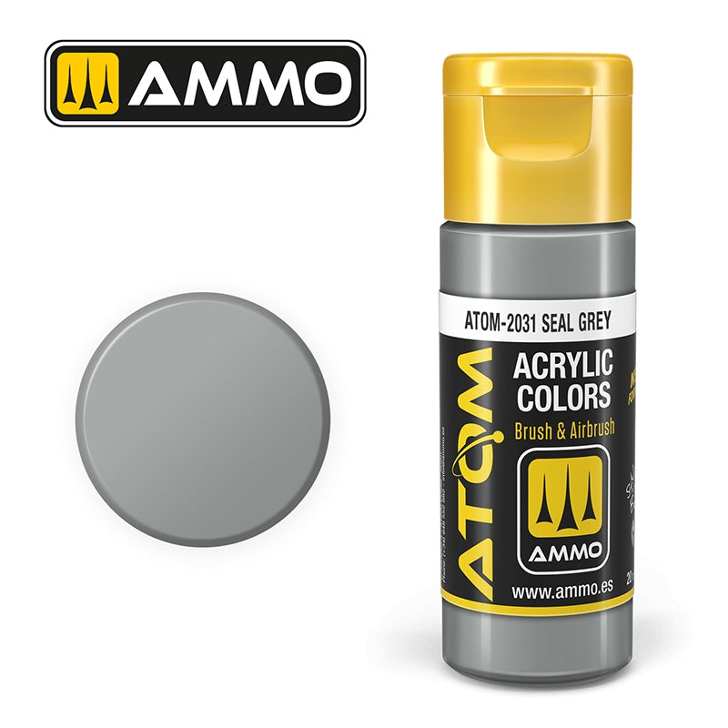 AMMO of Mig Jimenez 20131 ATOM COLOR Seal Gray 20ml
