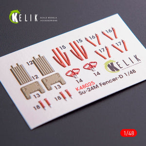 KELIK K48025 SU-24 INTERIOR 3D DECALS FOR TRUMPETER KIT 1/48 – image 5