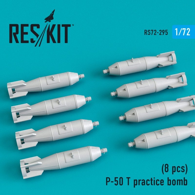 RESKIT RS72-0295 P-50 T practice bomb (8 pcs) 1/72