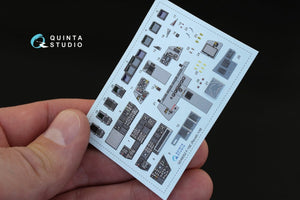 Quinta Studio QD48052 F-15E 3D-Printed &amp;amp; colored Interior on decal paper (for Revell kit) 1/48 – image 3