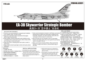 Trumpeter 02871 EA-3B Skywarrior Strategic Bomber – image 2