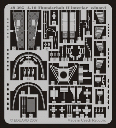 Eduard 49395 A-10 interior 1/48 Hobby Boss – image 2