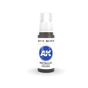 AK Interactive AK11198 BURNT TIN – METALLIC 17ml – image 2