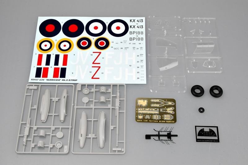 Trumpeter 02417 Hurricane Mk II D/Trop 1/24 – image 8
