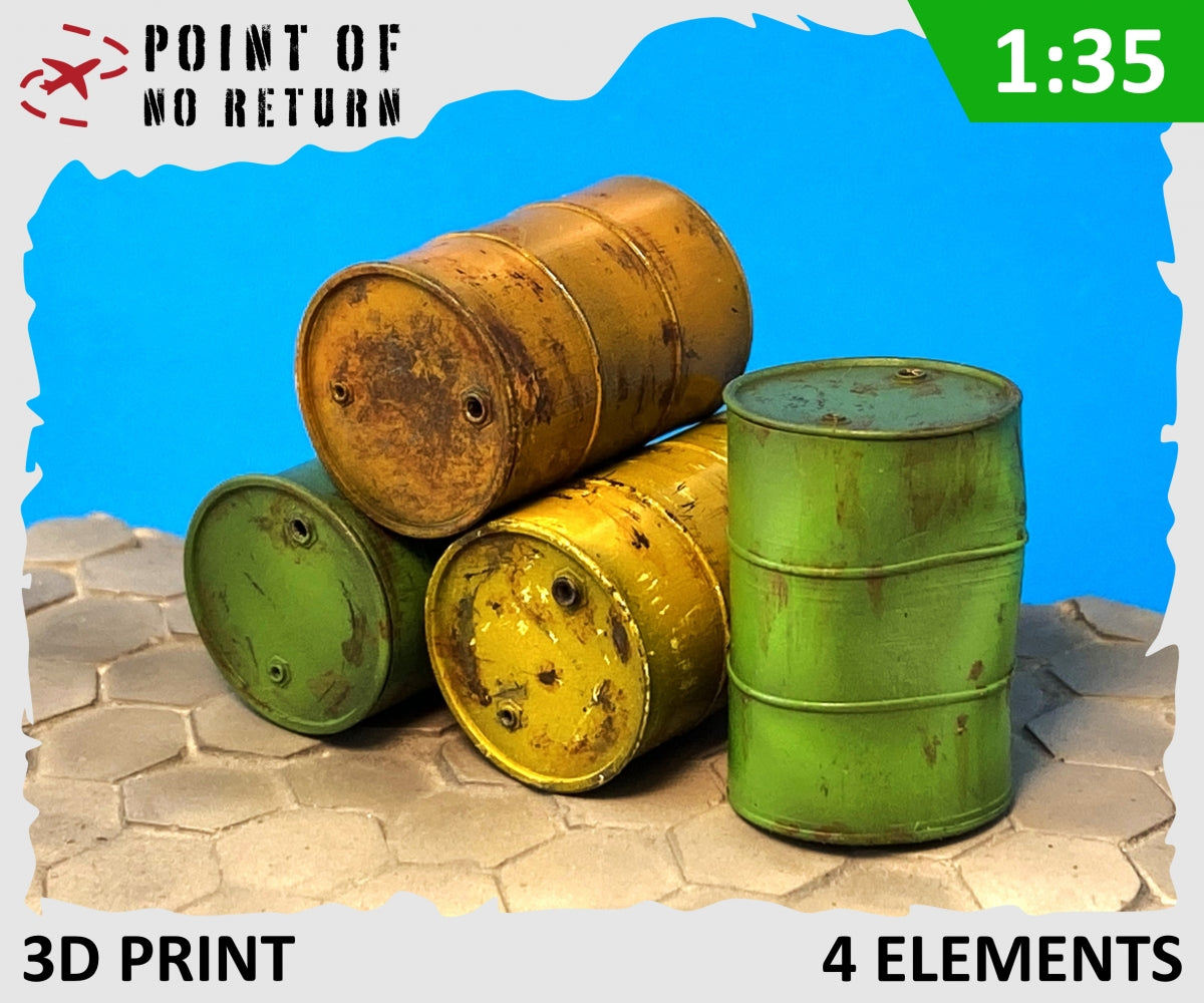 Point of no Return 3523048 Stare Barrels 200l / Old Barrels 200l 1/35