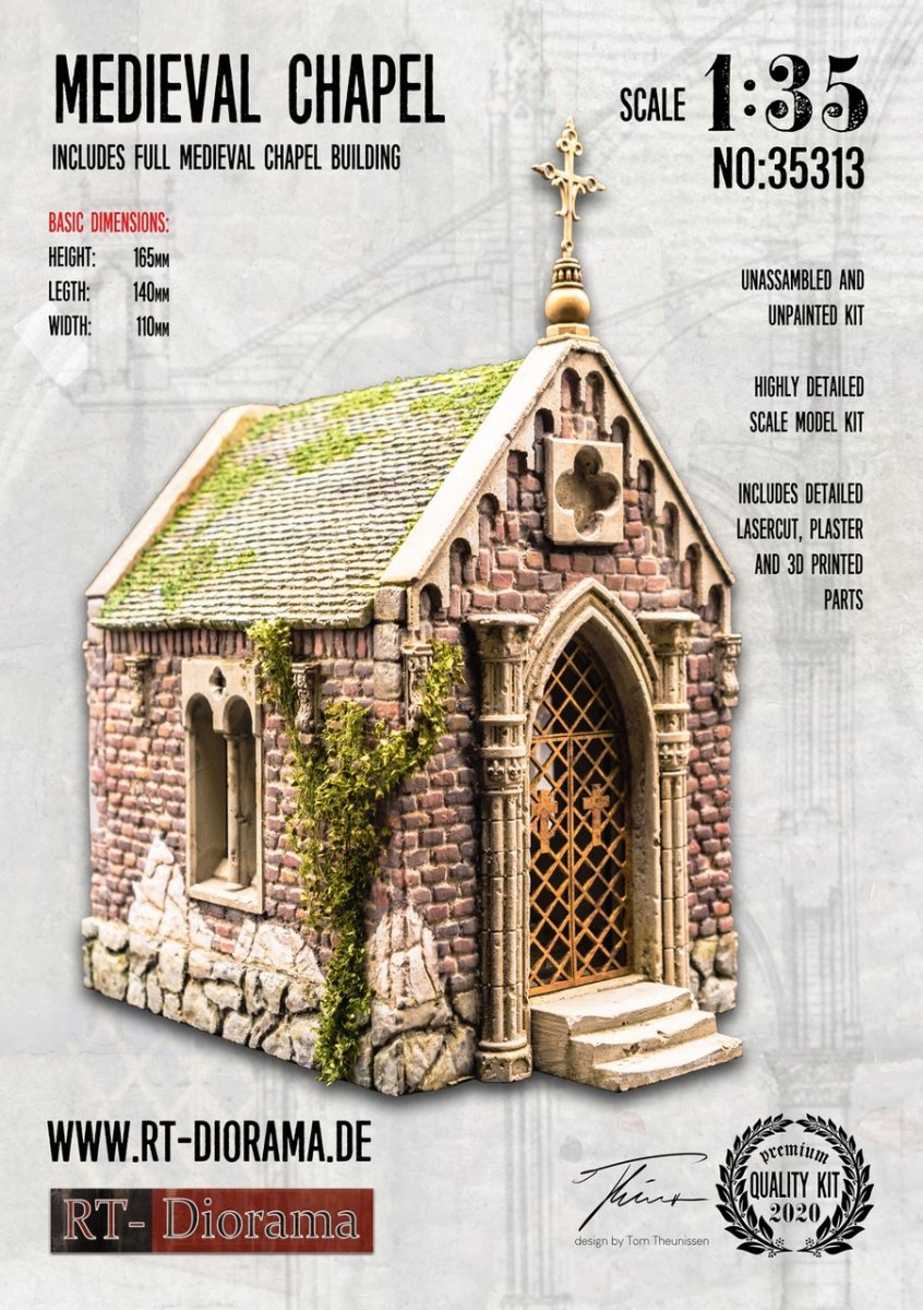 RT-Diorama 35313 Chapelle médiévale 1/35