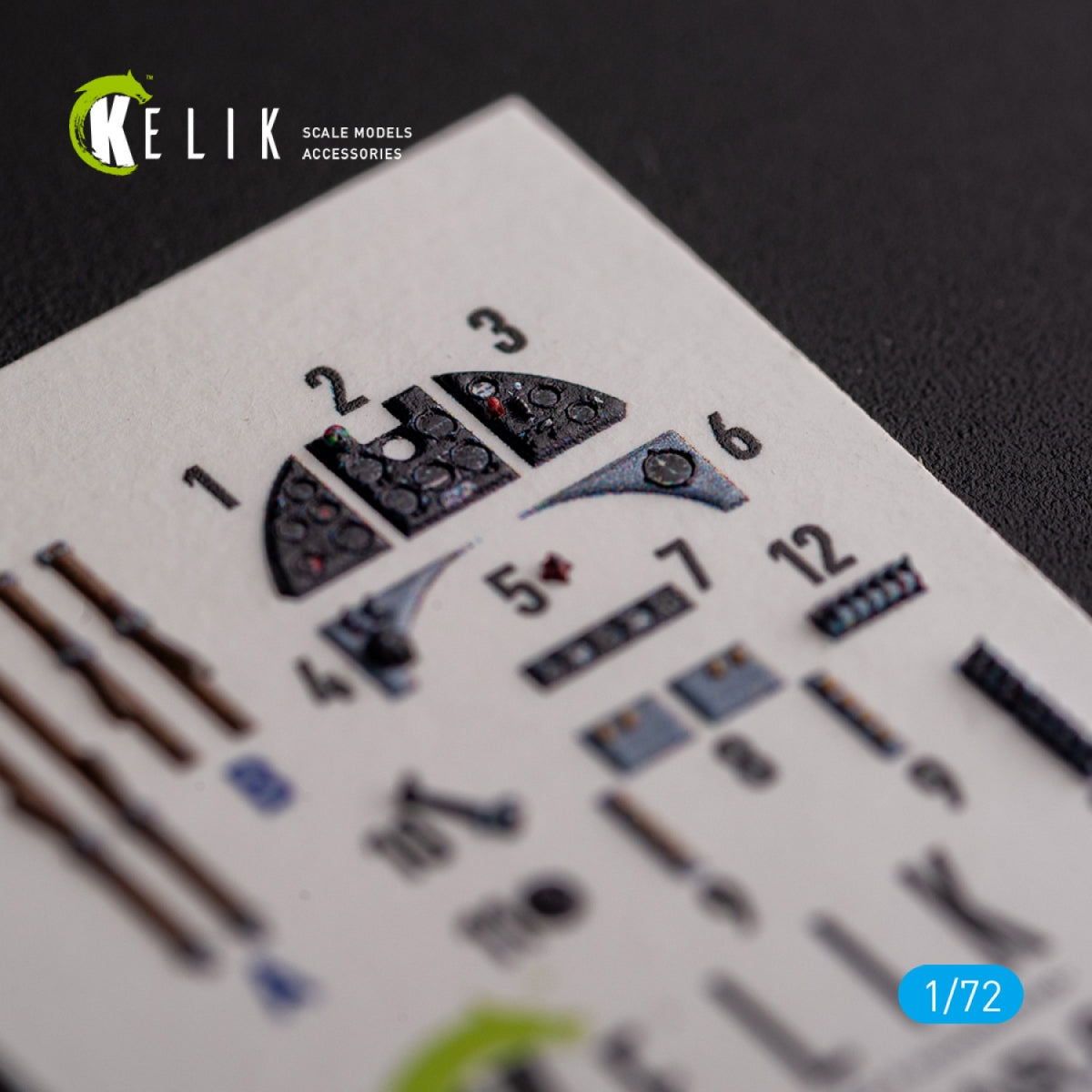 KELIK K72143 IAR.81c - interior 3D decals for IBG Models kit 1/72 – immagine 2