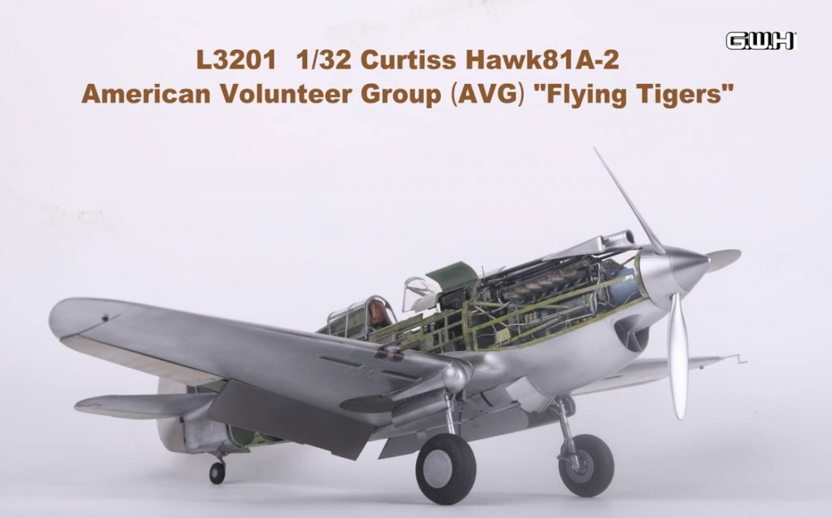 Great Wall Hobby L3201 Flying Tiger Curtiss Hawk 81-A2 1/32 – image 5