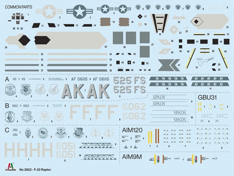 Italeri 2822 F-22 A Raptor 1/48 – zdjęcie 8